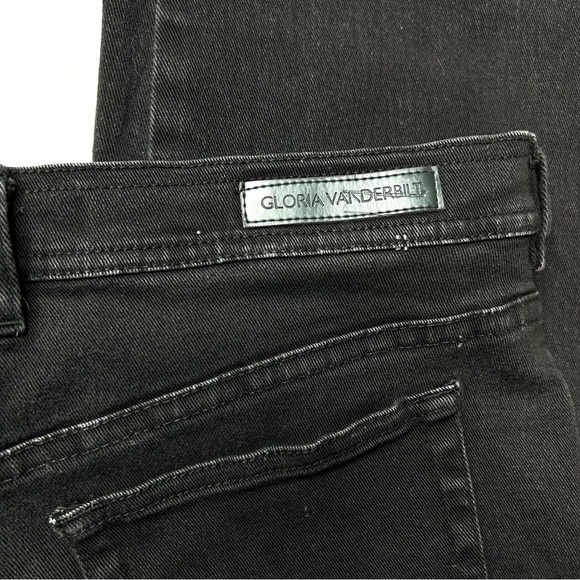 Gloria Vanderbilt Vintage 14 Short Faded Black Pant - Picture 4 of 15